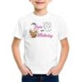 style3 Print-Shirt Kinder T-Shirt Alles Liebe zum Muttertag Katze Mutter Mama Mum Geschenk i love