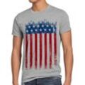 style3 Print-Shirt Herren T-Shirt US Flagge vereinigte staaten united states amerika america von