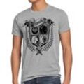 style3 Print-Shirt Herren T-Shirt Skywalker Wappen star krieg rebelliob yoda wars der sterne luke