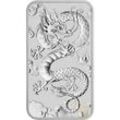 1 Unze Silbermünze Perth Mint Rectangular Dragon 2019