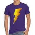 style3 Print-Shirt Herren T-Shirt Sheldon Lightning Bolt Blitz flash bang Comic cooper big theory