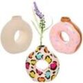 Vasen Donut aus Keramik (Box mit 3)