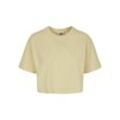 URBAN CLASSICS T-Shirt Urban Classics Damen Ladies Short Oversized Tee (1-tlg), gelb