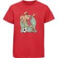 MyDesign24 T-Shirt Kinder Fussball Print Shirt