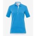 BRAX Damen Poloshirt Style CLEO, Hellblau, Gr. 36