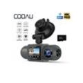 COOAU Dashcam Auto,2,5K+1440P+1080P Autokamera