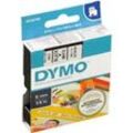 Dymo Originalband 43613 schwarz auf weiß 6mm x 7m