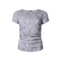 esmara® Damen Mesh-T-Shirt mit modischem Snake-Print, grau