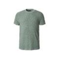 LIVERGY® Herren Frottee-T-Shirt, leger geschnitten, grün