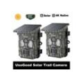 Usogood Solar Wildkamera 4K 48MP mit Bewegungsmelder Nachtsicht Wildkamera (AuBenbereich