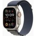 Apple Watch Ultra 2 49mm Cellular Titangehäuse Alpine Loop blau M