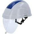 Ks Tools Arbeits-Schutzhelm mit Gesichtsschutz, blau - 117.0135