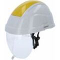 Ks Tools Arbeits-Schutzhelm mit Gesichtsschutz, gelb - 117.0136