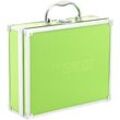 Ar Carry Box® Kleiner Alukoffer Werkzeugkoffer Aluminium Koffer leer 260x210x80mm Farbe Grün