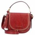 The Bridge Rock Handtasche Leder 21 cm rosso ribes oro