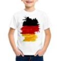 style3 Print-Shirt Kinder T-Shirt Flagge Deutschland Fußball Sport Germany WM EM Fahne