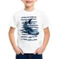 style3 Print-Shirt Kinder T-Shirt Walhai tauchen safari ozean meer