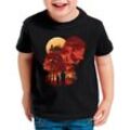 style3 Print-Shirt Kinder T-Shirt Sunset Cure the last of us tv videospiel ps4 ps5
