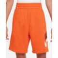 Short Nike Sportswear Club Fleece pour Enfant Couleur : Safety Orange/White/Dragon Red Taille : M M