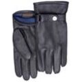 Lederhandschuhe PEARLWOOD "Henry" Gr. 9,5, schwarz (black) Damen Handschuhe Fingerhandschuhe Atmungsaktiv