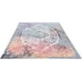 Teppich GINO FALCONE "Cosima-118" Teppiche Gr. B/L: 130 cm x 190 cm, 3 mm, 1 St., bunt Orientalische Muster gewebter Jaquard-Teppich, mit Chenillegarn, moderne Orient-Optik