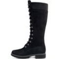 Schnürstiefel TIMBERLAND "Women's Premium 14in WP B" Gr. 37,5, schwarz (black, nubuck) Schuhe Schnürstiefeletten wasserdicht