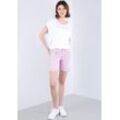 Shorts PLEASE JEANS Gr. L (40), N-Gr, pink (3591, pinklavender) Damen Hosen Kurze aus elastischem Baumwollmix
