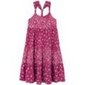 A-Linien-Kleid PEPE JEANS "RAISA" Gr. 12, N-Gr, rosa (rose pink) Mädchen Kleider Sommerkleider mit Allover-Muster