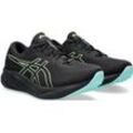 Laufschuh ASICS "GEL-PULSE 15 GTX" Gr. 41,5, schwarz (schwarz, grün) Schuhe Herren Wasserdicht