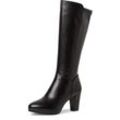Stiefel TAMARIS Gr. 38, XS-Schaft, schwarz Damen Schuhe Schmalschaftstiefel mit Stretchfunktion für komfortable Passform, XS-Schaft