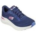 Sneaker SKECHERS "ARCH FIT 2.0-BIG LEAGUE" Gr. 37, blau (navy, rosa) Damen Schuhe Sneaker mit ArchFit-Technologie, Freizeitschuh, Halbschuh, Schnürschuh