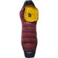 Mumienschlafsack NORDISK "Oscar +10Â Curve" Schlafsäcke Gr. L: 190 cm, Reißverschluss links, rot (rio red) Mumienschlafsäcke