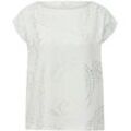 s.Oliver BLACK LABEL T-Shirt, Kappärmel, für Damen, weiß, 40