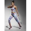 Bas Bleu Caprihose Y17 Sportcapri Leggings Fitness Sport Muster Radler Jogging Yoga 3/4 S Trikotage