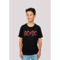 F4NT4STIC T-Shirt ACDC Red Ice Logo für Kinder & Herren Print, schwarz
