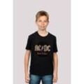 F4NT4STIC T-Shirt ACDC Rock or Bust für Kinder & Herren Print, schwarz