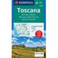 Kompass Karte N.2440: Toscana 1:50.000 - Set mit 4 Karten