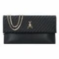 Patrizia Pepe Fly Clutch Tasche Leder 27.5 cm nero