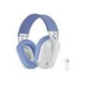 Logitech Lightspeed G435 - Headset - ohrumschließend - Bluetooth / 2,4 GHz Funkfrequenz - kabellos - weiß