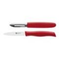 ZWILLING TWIN Grip Messerset 2-tlg, Rot