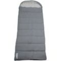 Deckenschlafsack POLYDAUN "Polydaun Albatros Schlafsack mit Kapuze" Schlafsäcke Gr. B/L: 80 cm x 215 cm, umlaufender Reißverschluss, grau (antrazit) Deckenschlafsäcke