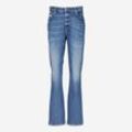 Blaue Bootcut Escription Jeans mit Waschung