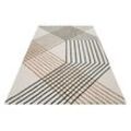 Teppich ESPRIT "Bass" Teppiche Gr. B/L: 200 cm x 290 cm, 8 mm, 1 St., beige Esszimmerteppiche modern, nachhaltig, handgetuftet, Linien Muster, Wohn-, Schlafzimmer