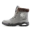 Winterstiefelette LASCANA "Stiefelette, Stiefel, Winterstiefel" Gr. 36, grau (anthrazit) Damen Schuhe Winterboots Schnürboots Winterstiefel mit Warmfutter, wind- & wasserabweisender Tex-Membran, Outdoor Boots