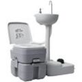 Campingtoilette und Handwaschbecken Set Tragbar - Prolenta Premium