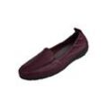 Mokassin NATURAL FEET "Marie" Gr. 35, lila (violett) Damen Schuhe Damenschuh Mokassin Slipper Slip ons aus weichem Hirschleder