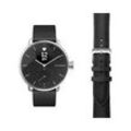 Withings Scanwatch 38mm + Withings Activité Leder-Armband 18mm