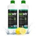 BiOHY Bodenreiniger für Wischroboter, Bio Reiniger, Bodenwischpflege, Nicht schäumender Bodenreiniger 2er Pack (2 x 1 Liter Flasche)