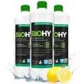 BiOHY Bodenreiniger für Wischroboter, Bio Reiniger, Bodenwischpflege, Nicht schäumender Bodenreiniger 3er Pack (3 x 1 Liter Flasche)