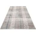Teppich ESPRIT "Nora ESP-80336" Teppiche Gr. B/L: 200 cm x 290 cm, 30 mm, 1 St., grau Esszimmerteppiche mit Karo-Muster